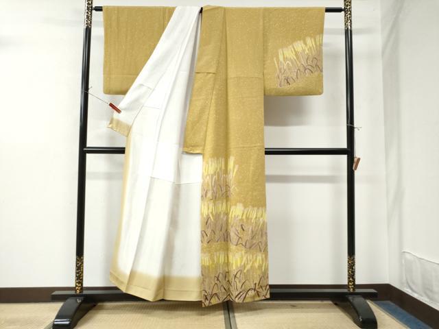 平和屋着物●訪問着 芒 正絹 逸品 未使用 CAAW7813yc