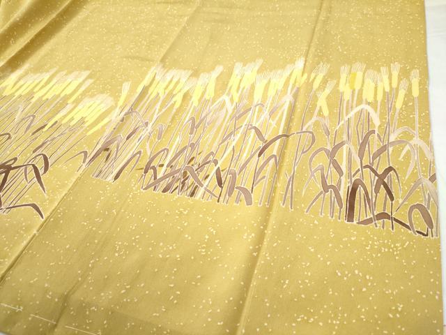 平和屋着物●訪問着 芒 正絹 逸品 未使用 CAAW7813yc