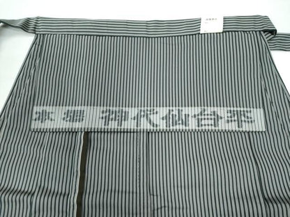 平和屋着物●男性　本場神代仙台平　馬乗り袴　縞　正絹　逸品　CAAW7848yc