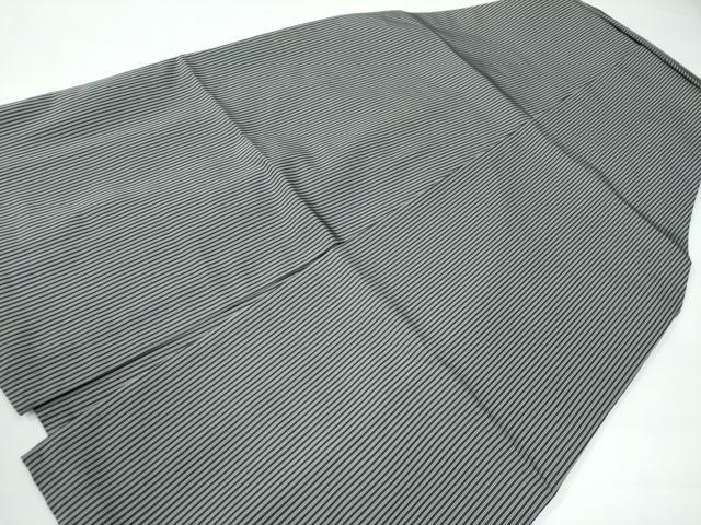 平和屋着物●男性　本場神代仙台平　馬乗り袴　縞　正絹　逸品　CAAW7848yc