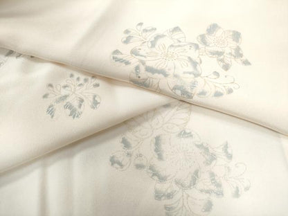 平和屋着物●長襦袢 無双仕立て 辻が花 金銀彩 正絹 逸品 CAAW7865yc