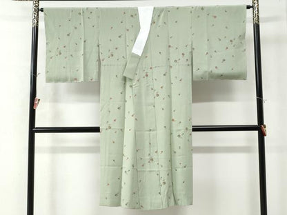 平和屋着物●長襦袢　袷　鈴　正絹　逸品　未使用　CAAW7887yc