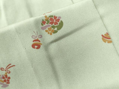 平和屋着物●長襦袢　袷　鈴　正絹　逸品　未使用　CAAW7887yc