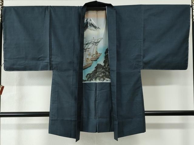 平和屋着物●男性　本場大島紬　アンサンブル　100亀甲　総詰め　正絹　逸品　未使用　CAAW7946yc