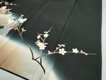 平和屋着物●豪華黒留袖 童子遊び 暈し染め 正絹 逸品 CAAW7955yc