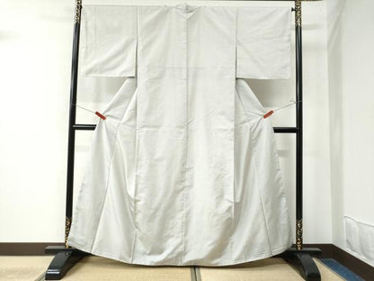 平和屋着物●本場大島紬　白大島　100亀甲　総詰め　正絹　逸品　CAAW7978yc