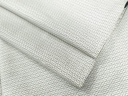 平和屋着物●本場大島紬　白大島　100亀甲　総詰め　正絹　逸品　CAAW7978yc