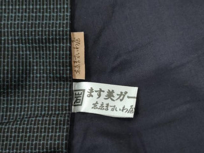 平和屋着物●男性　本場大島紬　アンサンブル　亀甲萬葉　井田哲則作　キングサイズ　ますいわ屋扱い　証紙付き　正絹　逸品　CAAW7988yc