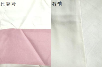 平和屋着物●訪問着 友禅 作家物 地紙鴛鴦枝花文 暈し染め 正絹 逸品 CAAW7991yc