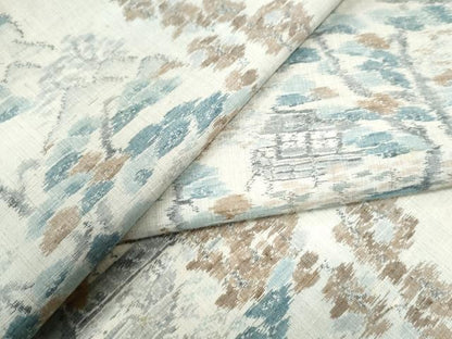 平和屋着物●小千谷紬 遠山風景文 正絹 逸品 未使用 CAAW8024yc