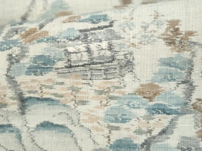 平和屋着物●小千谷紬 遠山風景文 正絹 逸品 未使用 CAAW8024yc