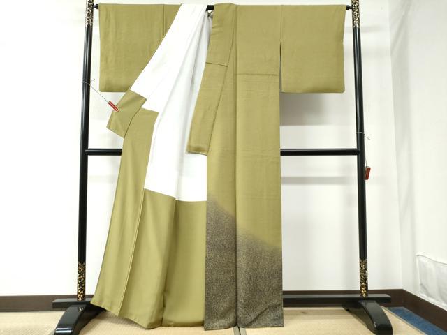 平和屋着物●豪華色留袖　たたき染め　正絹　逸品　CAAW8026yc