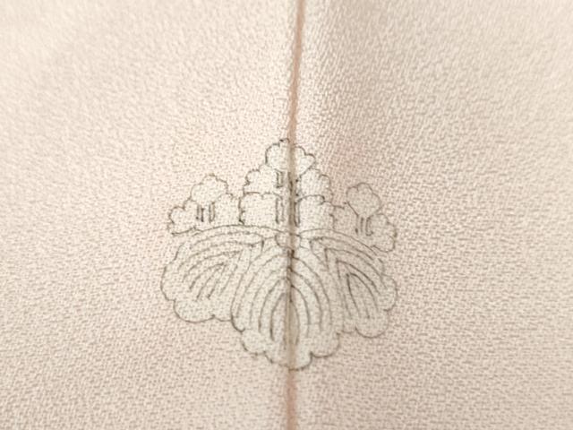 平和屋着物●創業460年・千總　訪問着　刺繍　短冊貝桶草花文　暈し染め　金彩　正絹　逸品　CAAW8045yc