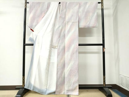 平和屋着物●染色家 岩浅公展 小紋 エジプト壁画地紋 暈し染め 正絹 逸品 CAAW8071yc