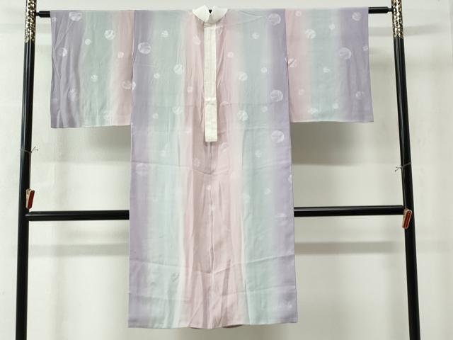 平和屋着物●長襦袢 袷 鈴地紋 暈し染め 正絹 逸品 CAAW8086yc