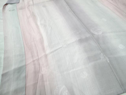 平和屋着物●長襦袢 袷 鈴地紋 暈し染め 正絹 逸品 CAAW8086yc