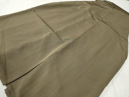 平和屋着物●男性　馬乗り袴　縞　正絹　逸品　CAAW8110yc