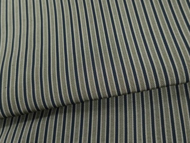 平和屋着物●男性　馬乗り袴　縞　正絹　逸品　CAAW8126yc