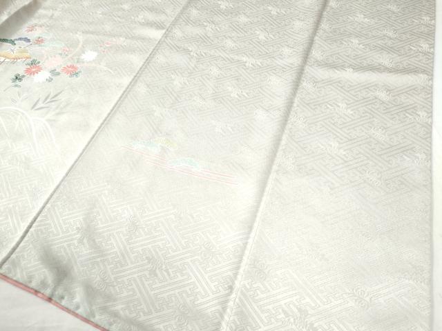 平和屋着物●訪問着 遠山風景文 暈し染め 金彩 正絹 逸品 CAAW8152yc