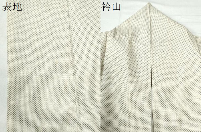 平和屋着物●本場大島紬 白大島 一元絣 正絹 逸品 CAAW8313yc