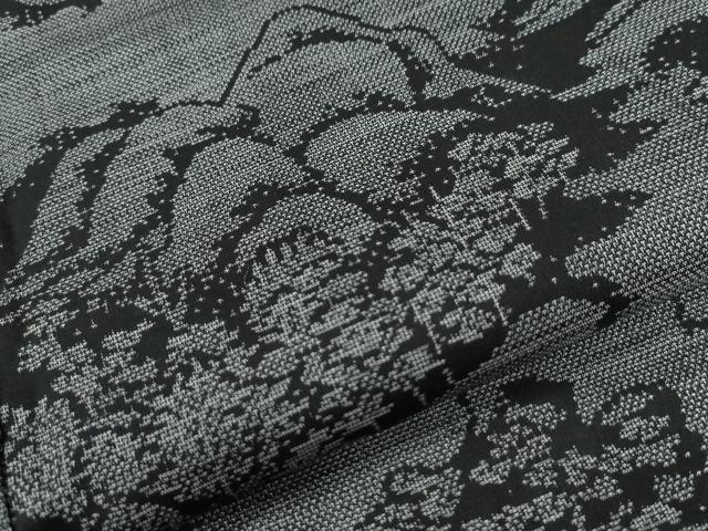 平和屋着物●本場大島紬 9マルキ 地空き 遠山樹林風景文 正絹 逸品 未使用 CAAW8318yc