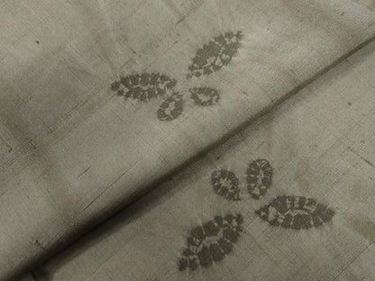 平和屋着物●上質な紬　絞り　舞蝶文　正絹　逸品　CAAW8328yc