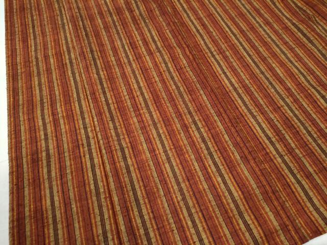 平和屋着物●上質な紬 間道 正絹 逸品 CAAW8334yc