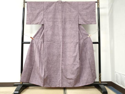平和屋着物●上質な紬　霞文　正絹　逸品　CAAW8338yc