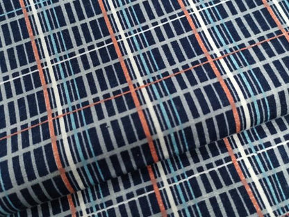 平和屋着物●上質な紬 格子柄 正絹 逸品 CAAW8340yc