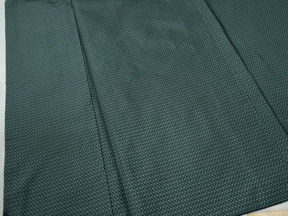 平和屋着物●男性 本場大島紬 アンサンブル 格子 正絹 逸品 CAAW8347yc