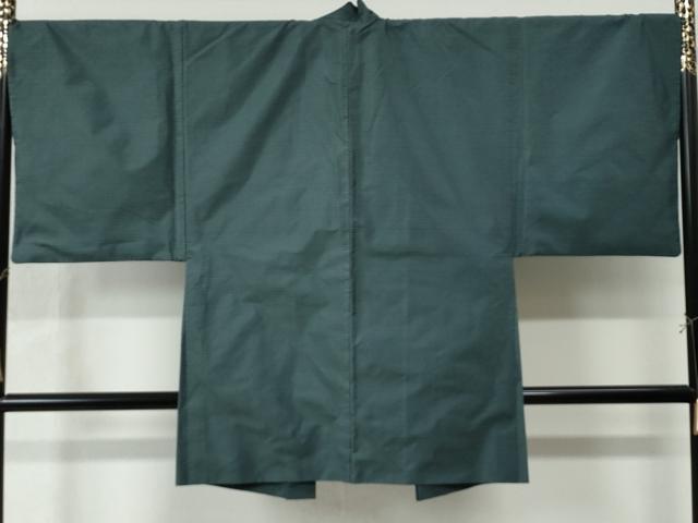 平和屋着物●男性 本場大島紬 アンサンブル 格子 正絹 逸品 CAAW8347yc