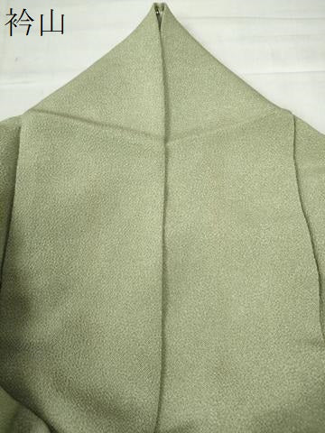平和屋着物●江戸小紋　鮫小紋柄　鬼しぼ縮緬　正絹　逸品　CAAW8430yc