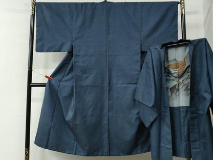 平和屋着物●男性 本場大島紬 アンサンブル 100亀甲 総詰め 正絹 逸品 CAAW8480yc