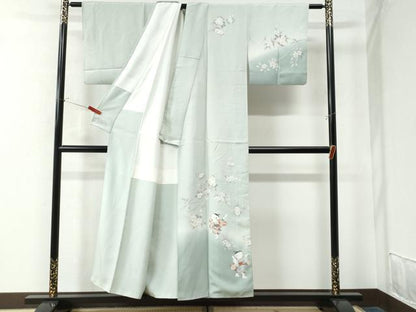 平和屋着物●訪問着 友禅 童子遊び 暈し染め 正絹 逸品 CAAW8484yc