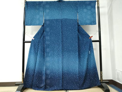 平和屋着物●訪問着　作家物　霰文　暈し染め　ほていや扱い　正絹　逸品　未使用　CAAW8487yc