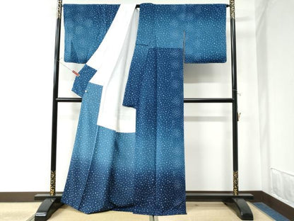 平和屋着物●訪問着　作家物　霰文　暈し染め　ほていや扱い　正絹　逸品　未使用　CAAW8487yc