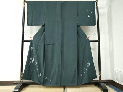 平和屋着物●訪問着 蔦の葉文 正絹 逸品 CAAW8490yc