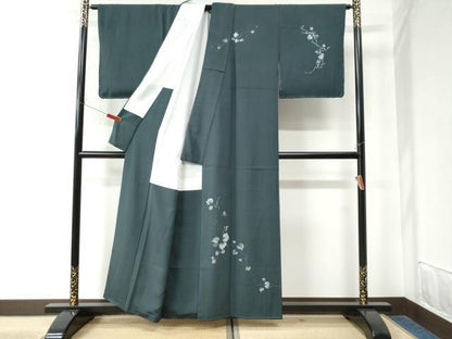 平和屋着物●訪問着 蔦の葉文 正絹 逸品 CAAW8490yc