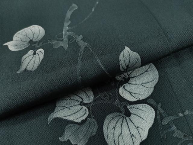 平和屋着物●訪問着 蔦の葉文 正絹 逸品 CAAW8490yc