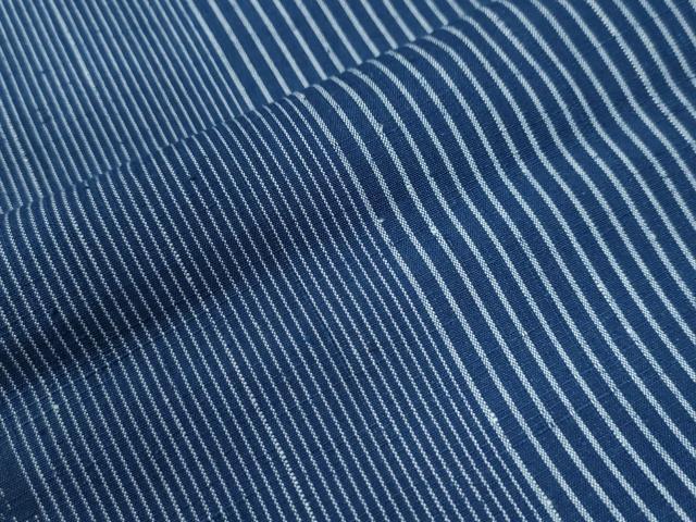 平和屋着物●上質な紬　変わり縞　正絹　逸品　CAAW8493yc