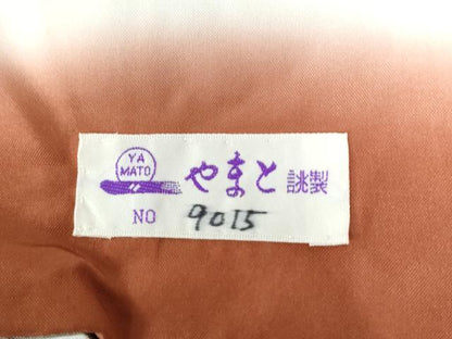 平和屋着物●小千谷紬 100亀甲 花唐草文 やまと誂製 正絹 逸品 未使用 CAAW8526yc