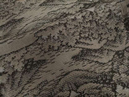 平和屋着物●上質な紬　遠山樹林風景文　正絹　逸品　CAAW8603yc