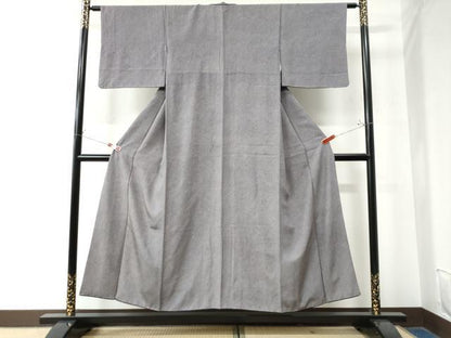 平和屋着物●伝統工芸士 廣瀬雄望 江戸小紋 鮫小紋柄 正絹 逸品 CAAW8626yc