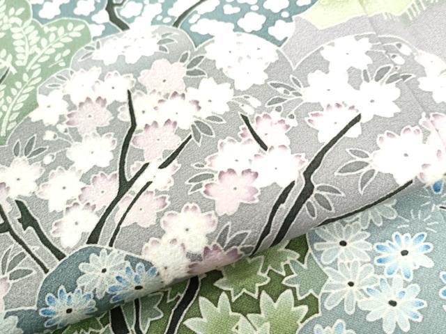 平和屋着物●豪華色留袖 友禅 作家物 風景文 暈し染め ロング丈 正絹 逸品 CAAW8652yc