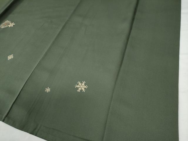 平和屋着物●訪問着　刺繍　雪の結晶　雪輪文　正絹　逸品　CAAW8697yc