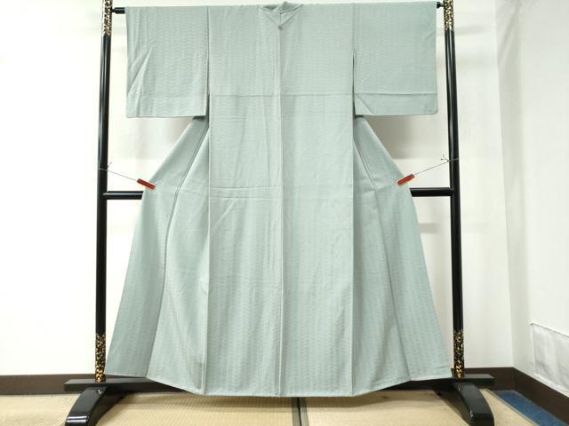 平和屋着物●江戸小紋 松 花菱文 正絹 逸品 CAAW8729yc