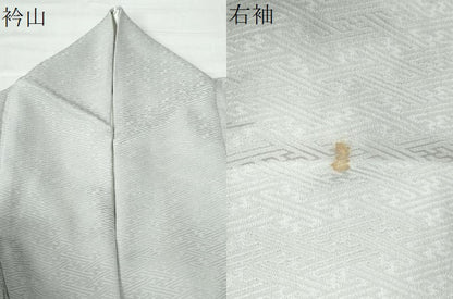 平和屋着物●訪問着　総刺繍　絞り　箔散らし　霞草花文　金彩　正絹　逸品　CAAW8753yc