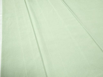 平和屋着物●上質な色無地 若葉色 正絹 逸品 CAAW8757yc