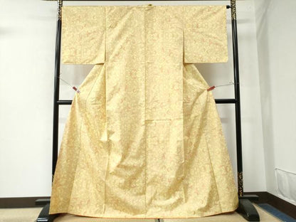 平和屋着物●本場大島紬　7マルキ　飛鶴文　正絹　逸品　CAAW8764yc