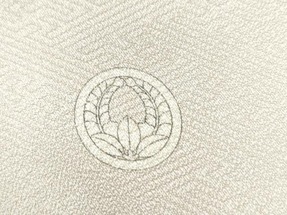 平和屋着物●豪華色留袖　駒刺繍　色紙双鶴花唐草文　金彩　正絹　逸品　CAAW8784yc
